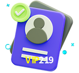 Tornar-se um membro do VIP219 é muito simples